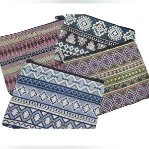🔥3/$15🔥 Handmade Thailand Zip Pouch Accessory Bag